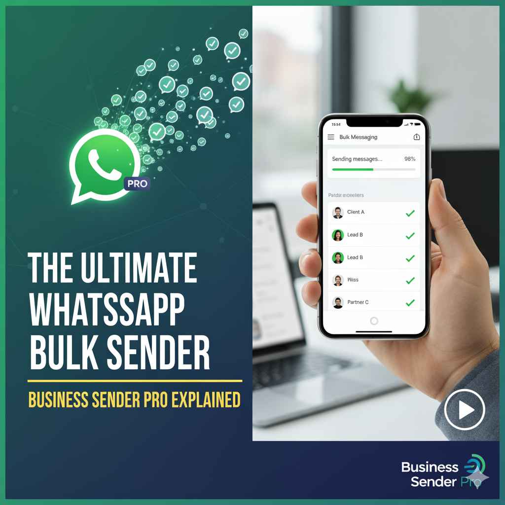 The Ultimate WhatsApp Bulk Sender- Business Sender Pro Explained